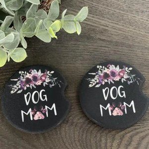 Car Coaster Set Dog Mom